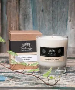 Lemongrass & Ginger Scented Candle