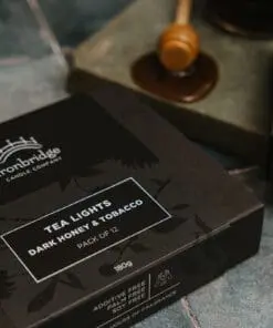 Dark Honey & Tobacco Luxury Tea Lights