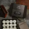 Tuscan Leather Luxury Tea Lights