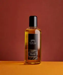 Dark Honey & Tobacco reed diffuser refill in 250ml bottle with warm smoky fragrance