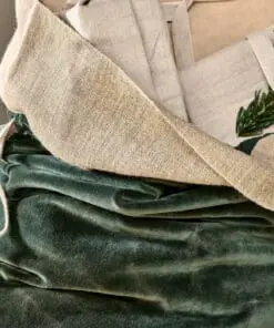 Karru Cotton Velvet Sack - Forest Green