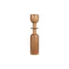 Sibu Acacia Wood Candlestick Holder - Small
