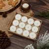 Gingerbread Tealights (Pack of 12)