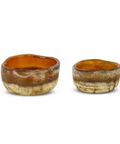 Janka Glass Tealights - (Set of 2)