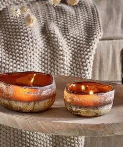Janka Glass Tealights - (Set of 2)