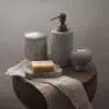 Asana Marble Soap Pump - Grey