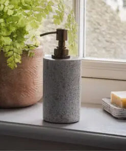 Asana Marble Soap Pump - Grey