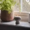 Asana Marble Tealight Holder - Grey