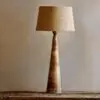 Chameli Mango Wood Table Lamp - Naural