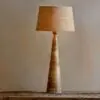 Chameli Mango Wood Table Lamp - Naural