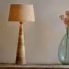 Chameli Mango Wood Table Lamp - Naural