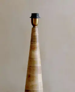 Chameli Mango Wood Table Lamp - Naural