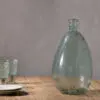 Virya Recycled Glass Vase - Pale Blue