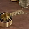 Mane Measuring Cups - Brushed Gold