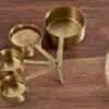 Mane Measuring Cups - Brushed Gold