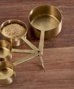 Mane Measuring Cups - Brushed Gold