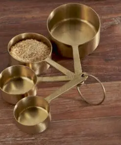 Mane Measuring Cups - Brushed Gold