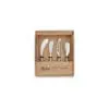 Darsa Cheese Knife Set - Brushed Gold (Set of 4)