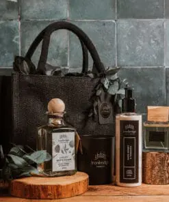 Deluxe Bath Time Gift Set - Dark Honey & Tobacco (Black)