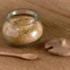Kali Round Storage Jar - Natural & Clear