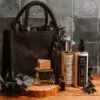 Shower & Go Gift Set - Dark Honey & Tobacco (Black)