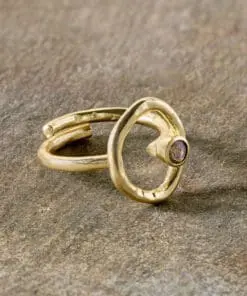 Mari Labradorite Ring - Gold