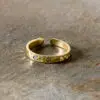 Ratna Labradorite Ring - Gold