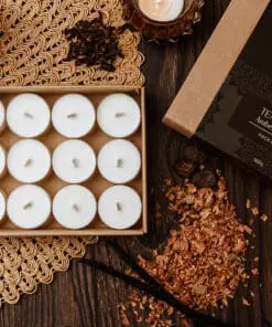 Amber Woods Luxury Tealights (Pack of 12)