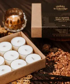 Amber Woods Luxury Tealights (Pack of 12)