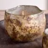 Gola Recycled Glass Tealight Holder - Antique Smoke