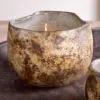 Gola Recycled Glass Tealight Holder - Antique Smoke