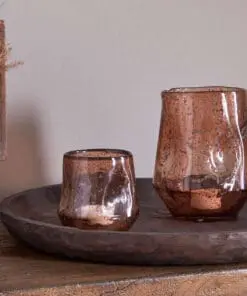 Linora Recycled Glass Tealight Holder
