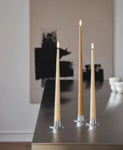 ester & erik LED Taper Candles (Pale Ginger & Almond Butter)