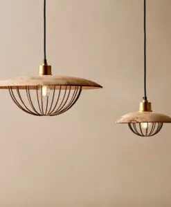 Chakai Wood & Metal Pendants