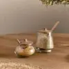 Kali Tall Storage Jar - Natural & Clear