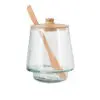 Kali Tall Storage Jar - Natural & Clear