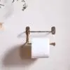 Olani Toilet Roll Holder - Antique Brass