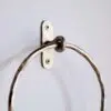 Olani Towel Ring - Antique Brass