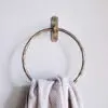 Olani Towel Ring - Antique Brass