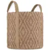 Renu Jute Basket - Rust & Natural