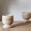 Awa Wooden Egg Cup - Natural - (Set of 2)