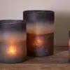Etti Tealight Holder (Navy and Smoke)
