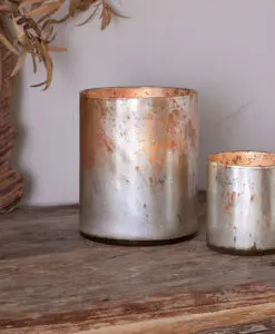 Kunjari Tealight Holders - Rustic Gold