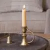 Prema Candle Holder - Antique Brass