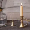 Prema Candle Holder - Antique Brass