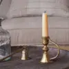 Prema Candle Holder - Antique Brass