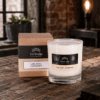 Lime, Basil & Mandarin 220g candle with zesty citrus and fresh basil fragrance