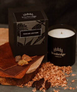 Tuscan Leather Luxury Candle