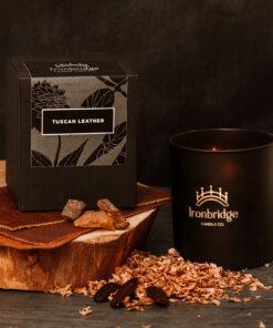 Tuscan Leather Luxury Candle