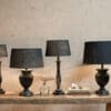 Dia Jute Lampshade - Ink